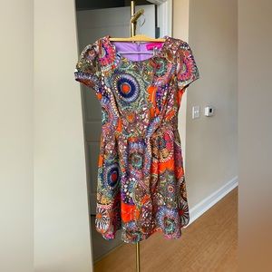 Pookie & Sebastian Print Dress - Size Small; Women’s